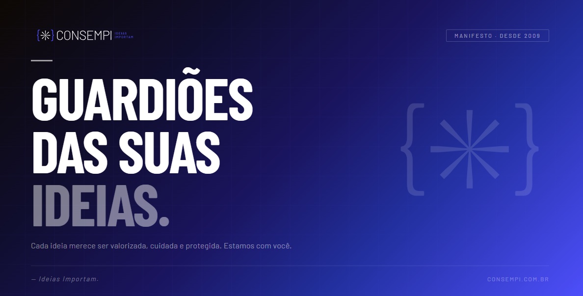 Manifesto CONSEMPI — Ideias Importam